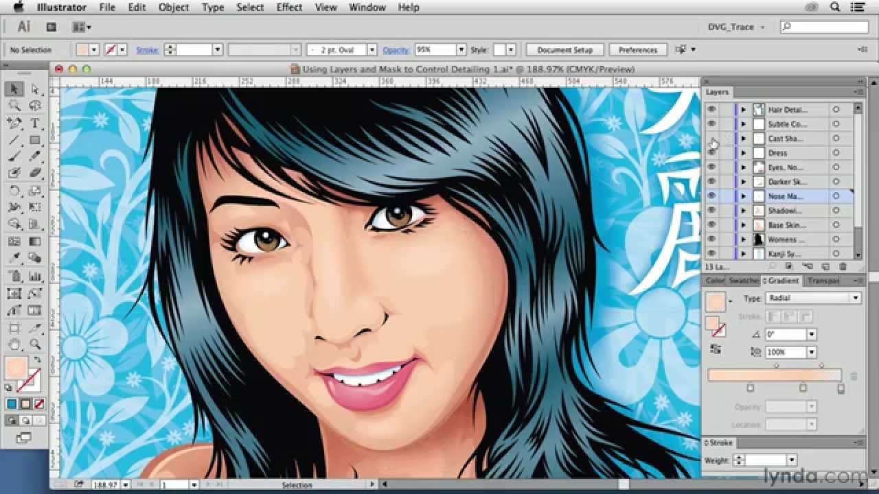 Vector Drawing Tutorial Using Layers And Masks To Control 1280x720 Vector Drawing Tutorial Using Layers And Masks To Control