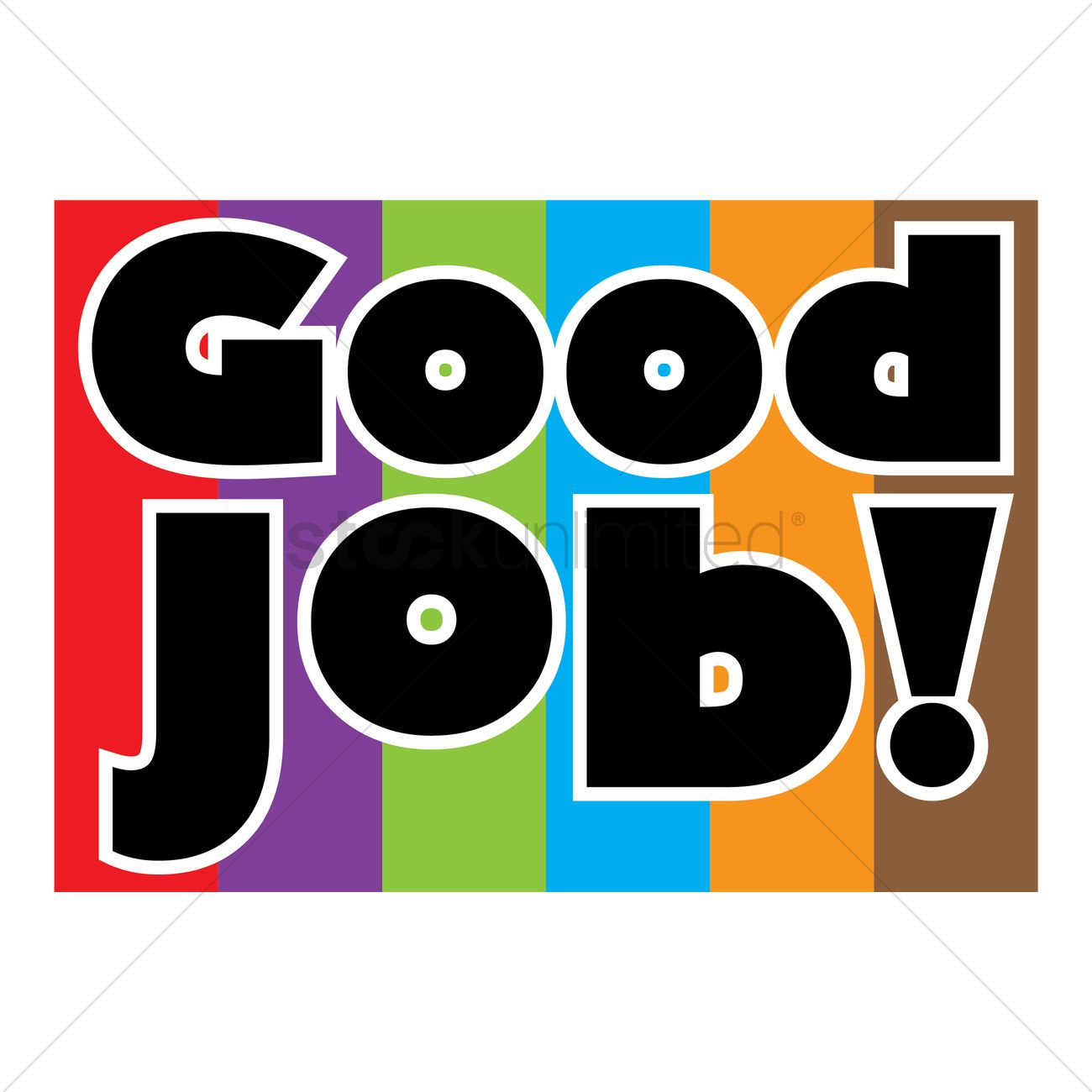 Good Job Label Vector Image 1300x1300 Good Job Label Vector Image