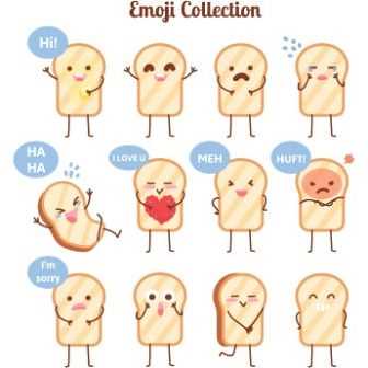 336x336 Free Vector Whats App Emoji Collection Whats App Emoji