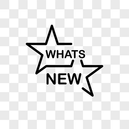 450x450 Whats New Vector Icon Isolated On Transparent Background, Whats