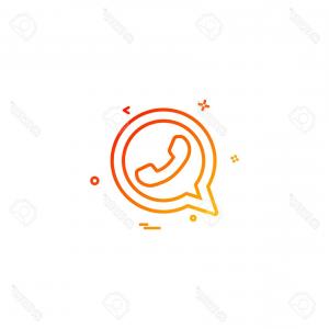 300x300 Photostock Vector Whatsapp Icon Design Vector Catchsplace