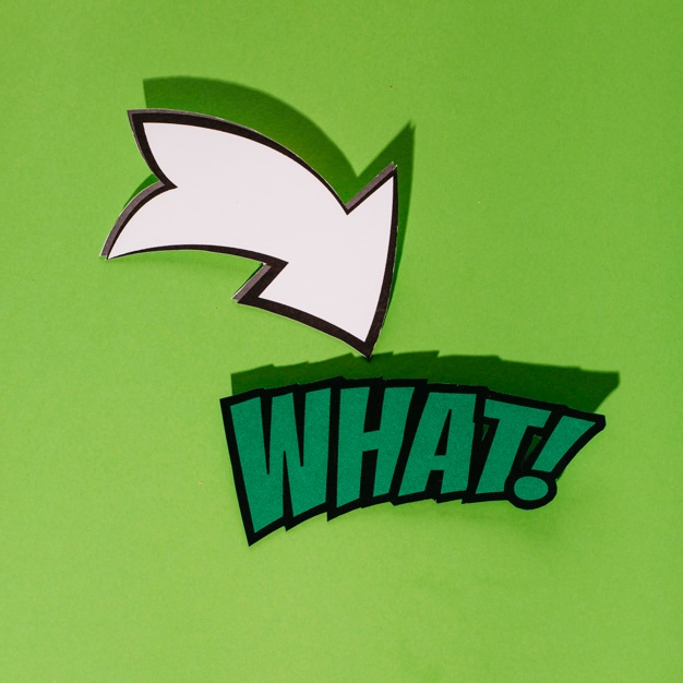 626x626 What Pop Art Vector With Arrow Sign On Green Background Photo