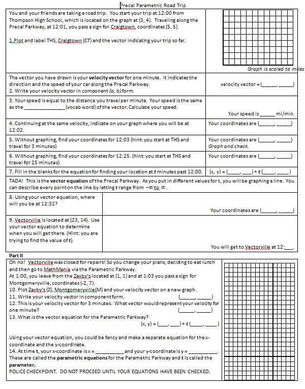 600x765 Precal What's Our Vector, Victor Parametrics Insert