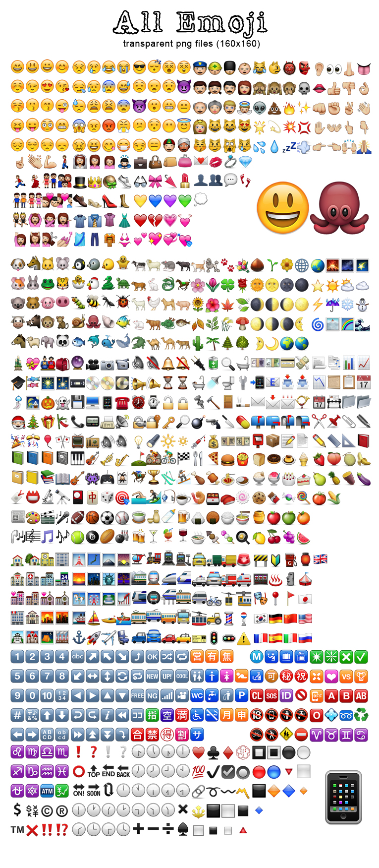 765x1750 Whatsapp Emoji Collection