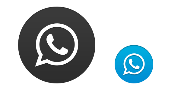 600x300 Whatsapp Icon Vector