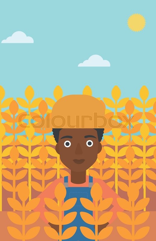 518x800 An African American Woman Standing In Stock Vector Colourbox