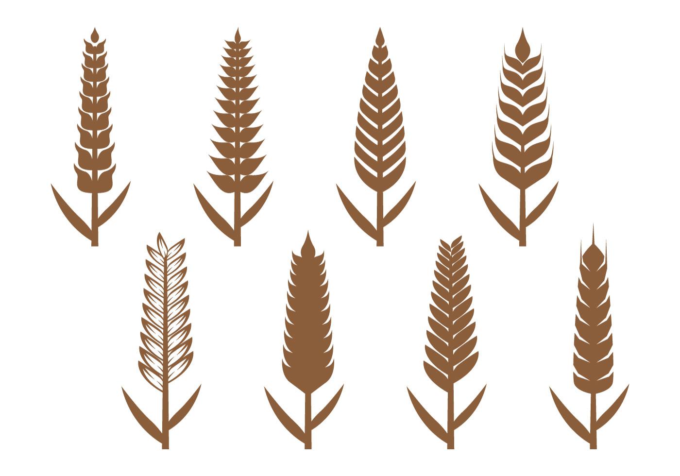 1400x980 Top Wheat Icon Vector Design Free Vector Art, Images, Graphics