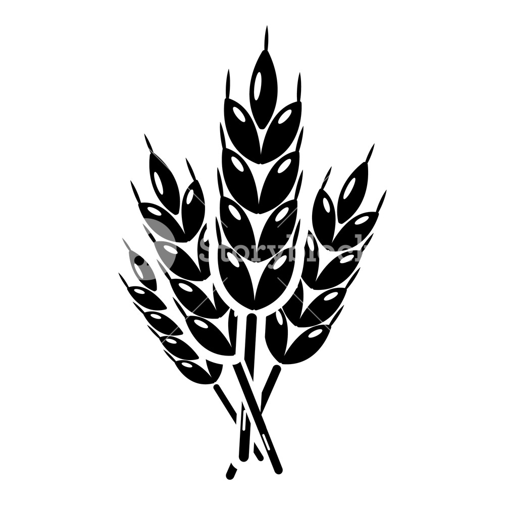 1000x1000 Wheat Icon Simple Illustration Of Wheat Vector Icon For Web