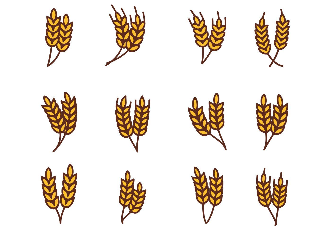 1400x980 Free Wheat Vector Logos Wheat Vector, Vector Free, Vector Art