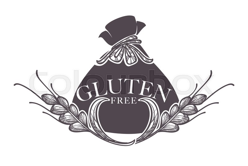 800x538 Gluten Free Products, Poster With Stock Vector Colourbox