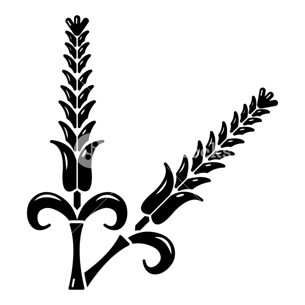 1000x1000 High Wheat Icon Simple Illustration Of High Wheat Vector Icon