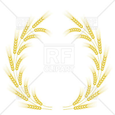 400x400 Frame With Yellow Wheat Vector Image Of Borders And Frames