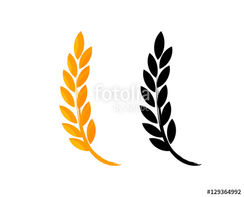 500x404 Set Of Vector Icons, Ears Of Wheat, Icon Of Premium Quality Farm