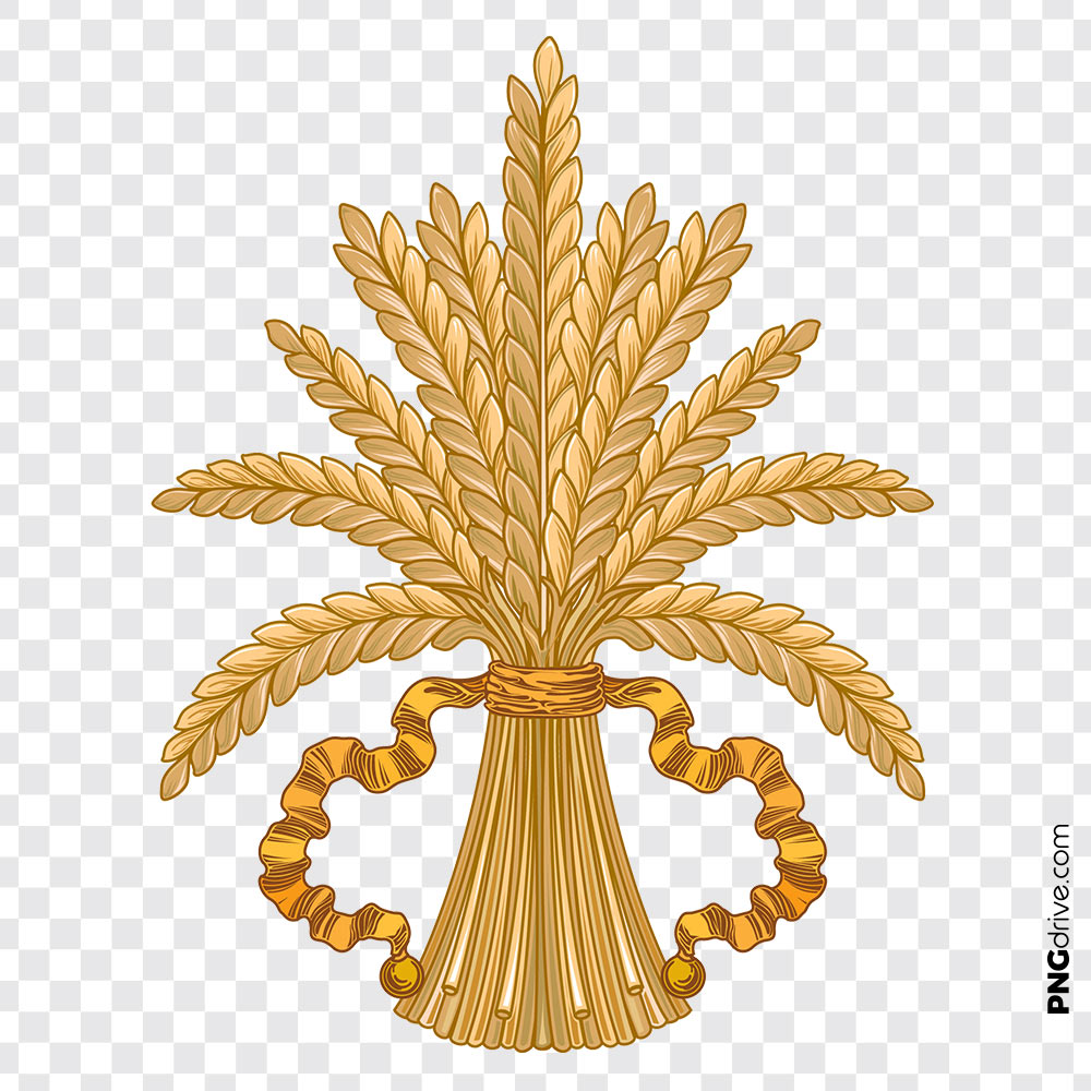 1000x1000 Clipart Wheat Crop Grain Vector Png Image