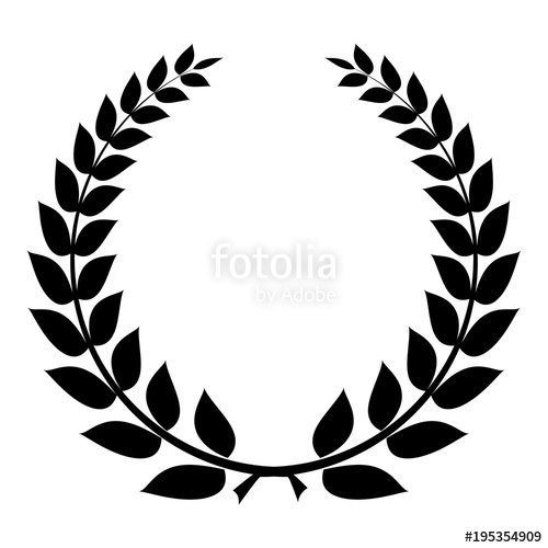 500x500 Champion Wreath Icon Simple Illustration Of Champion Wreath
