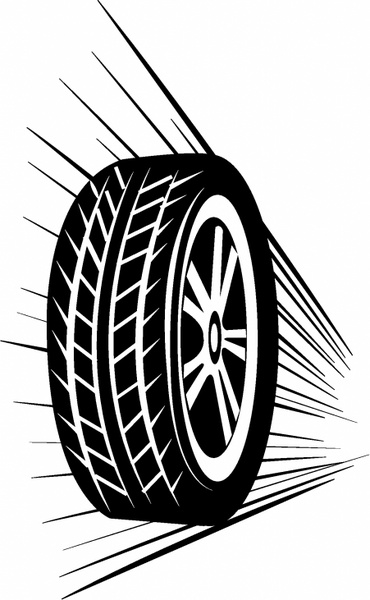 370x600 Wheel Free Vector In Adobe Illustrator