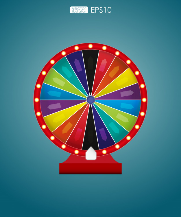 626x750 Colorful Wheel Of Luck Or Fortune Vector Illustration Vector