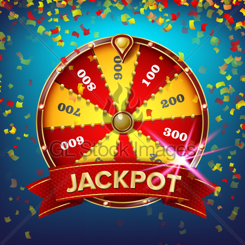 500x500 Wheel Of Fortune Poster Vector Gamble Chance Leisure Re Gl