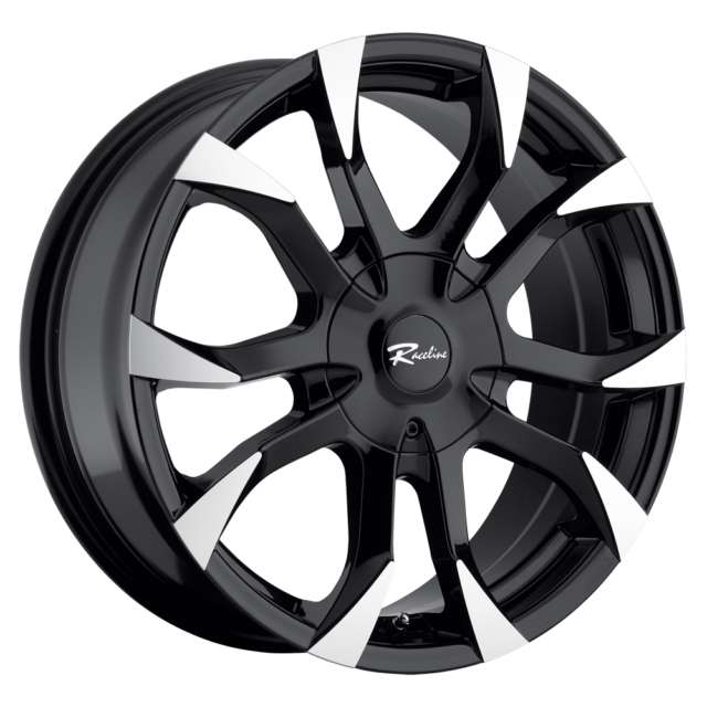 640x640 One Raceline Vector Machined Black Wheels