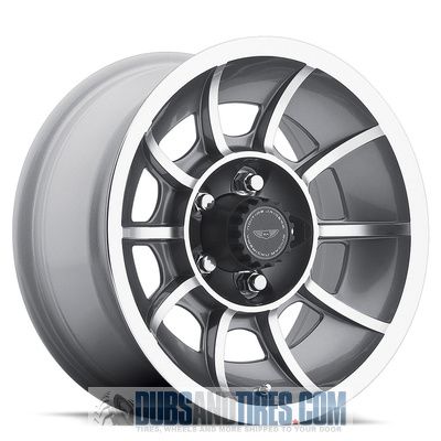 400x400 American Racing Wheels Vector Anthracite Machined Rims