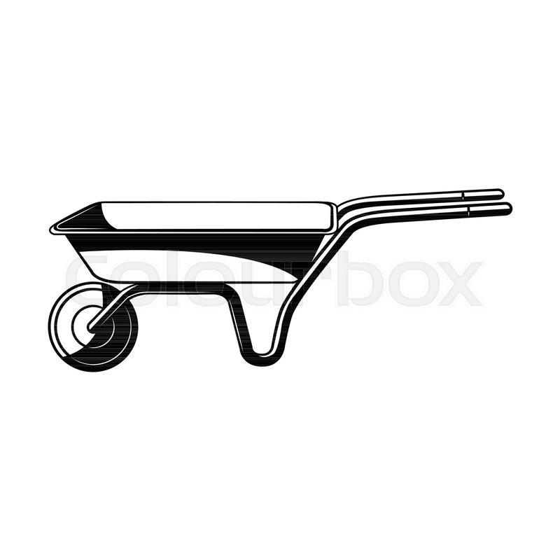 Wheelbarrow Vector