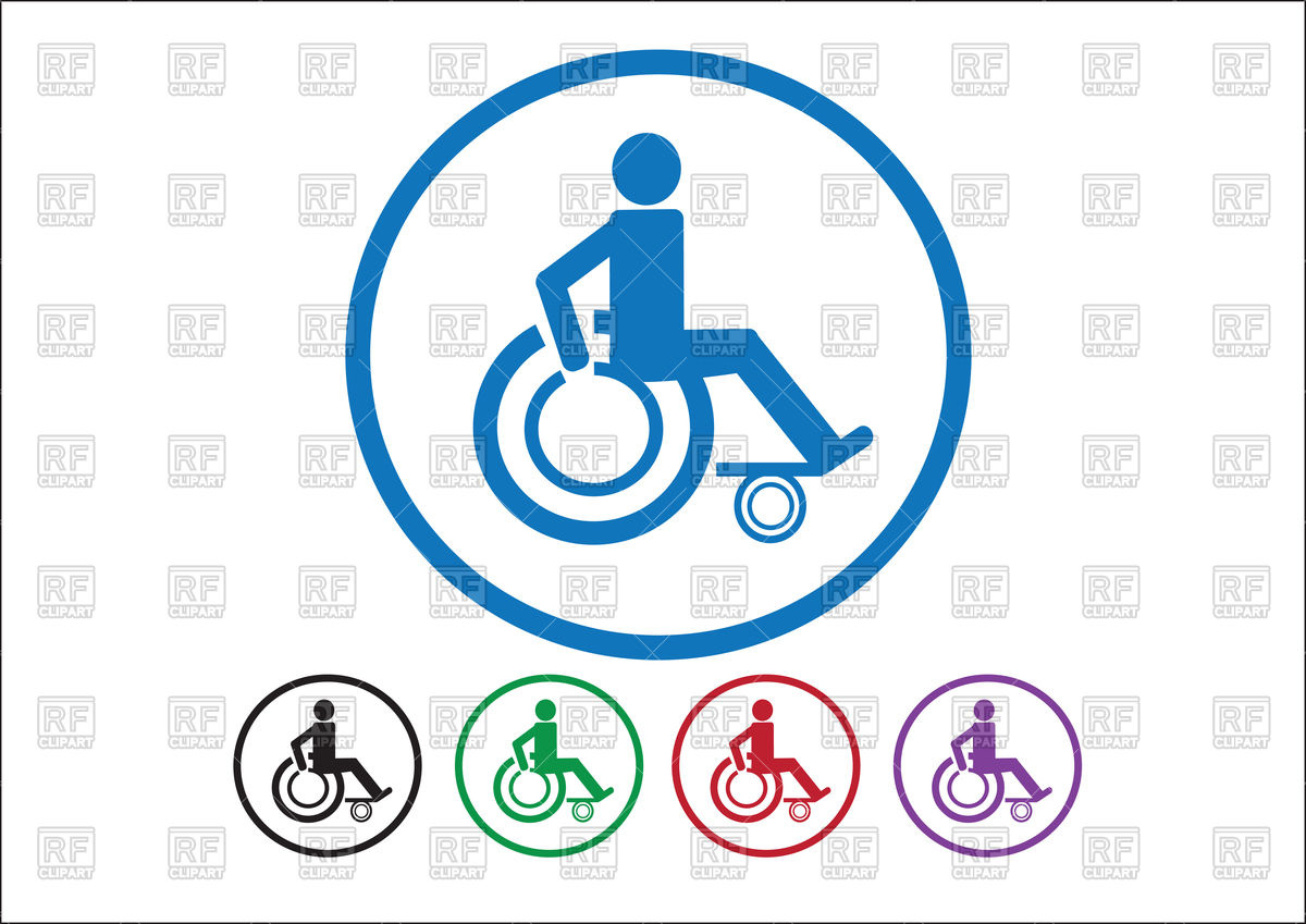 1200x849 Wheelchair Sign Or Handicap Icon Vector Image Of Signs, Symbols
