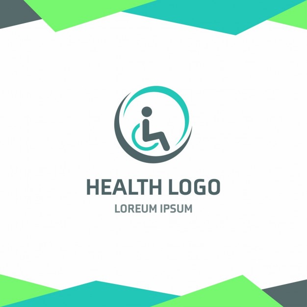 Health Logo With A Person In A Wheelchair Vector Free Download 626x626 Health Logo With A Person In A Wheelchair Vector Free Download