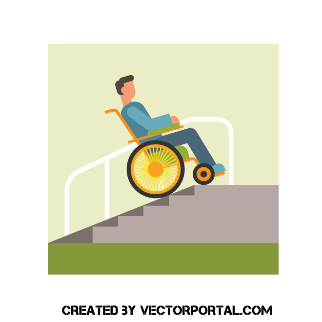 Wheelchair Vector at Vectorified.com | Collection of Wheelchair Vector