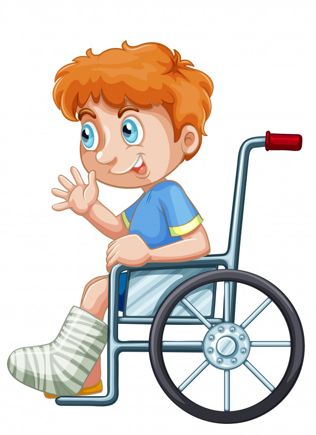 A Boy On Wheelchair Vector Free Download 626x861 A Boy On Wheelchair Vector Free Download