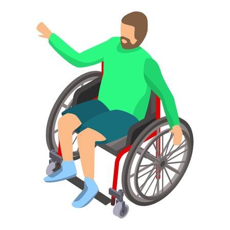 Person Disability In Wheelchair Icon Isometric Of Person 450x450 Person Disability In Wheelchair Icon Isometric Of Person