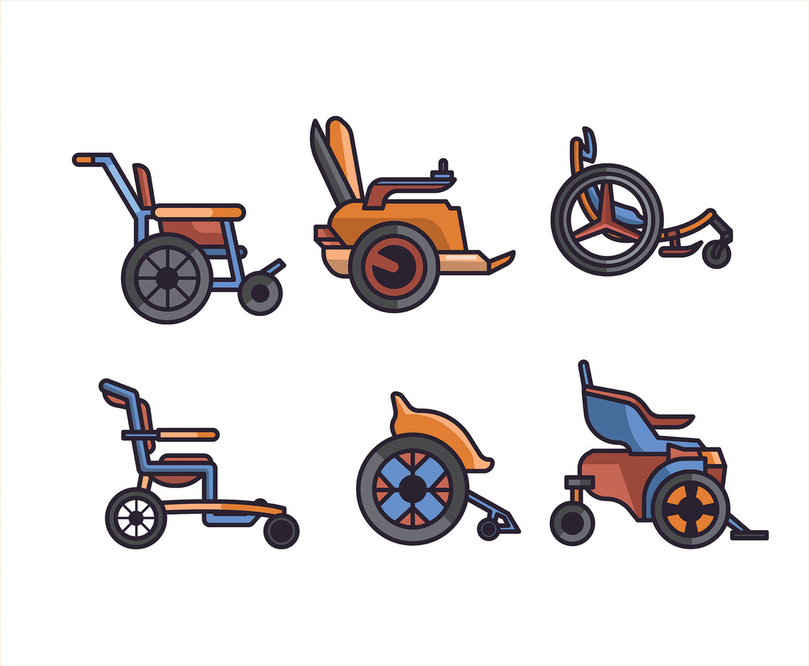 Types Of Wheelchair Vector Vector Art Graphics 1136x936 Types Of Wheelchair Vector Vector Art Graphics