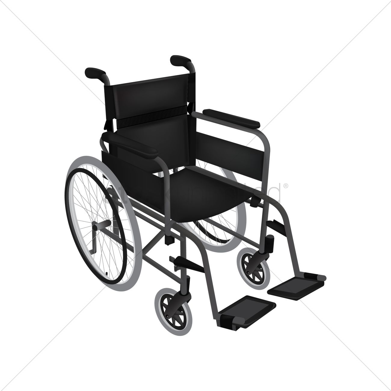 Wheelchair Vector Image 1300x1300 Wheelchair Vector Image