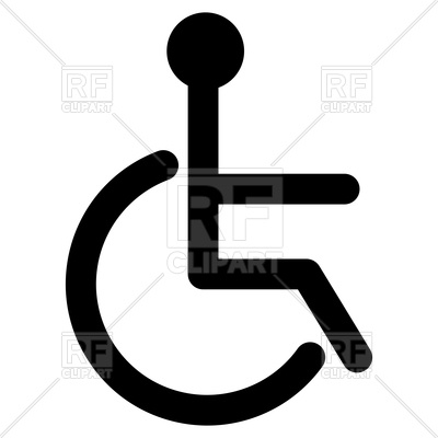 Black Sign Of Disabled 400x400 Black Sign Of Disabled