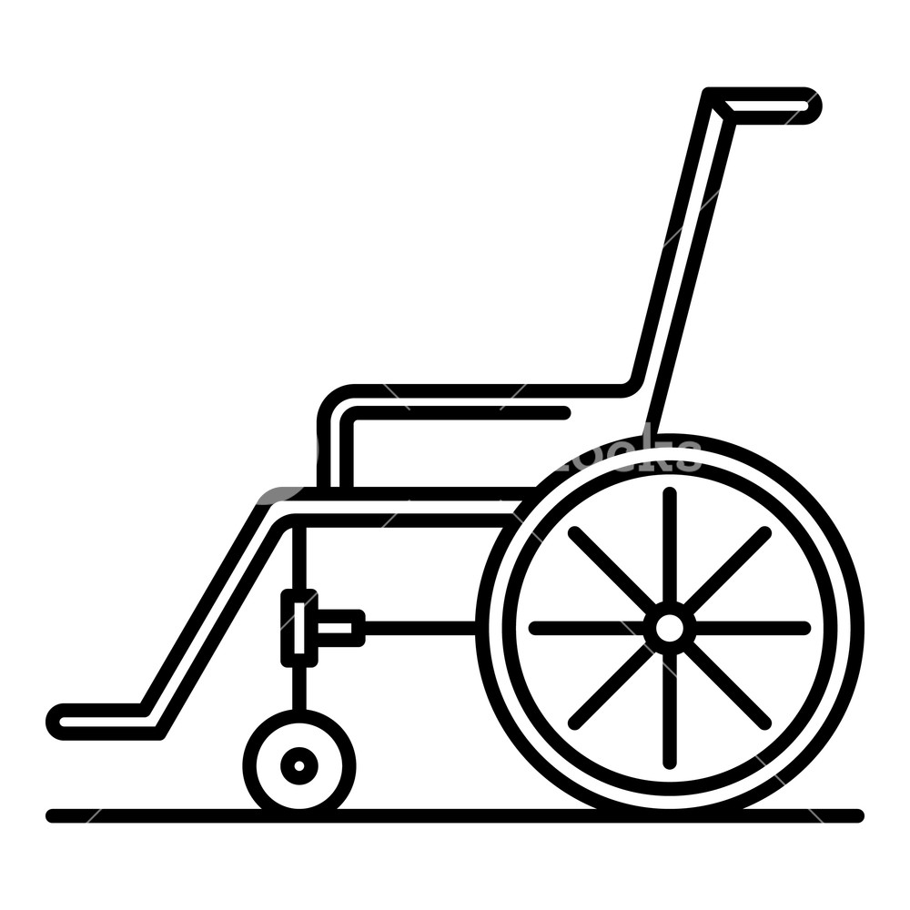 209 Wheelchair vector images at