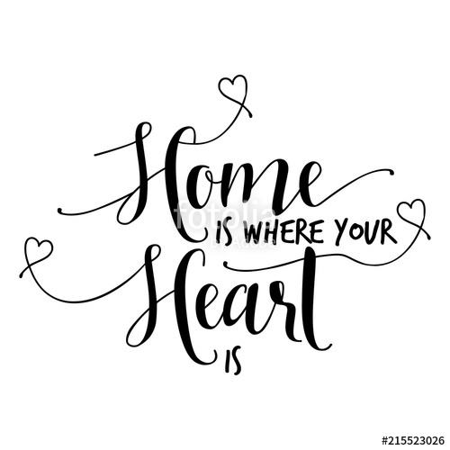 500x500 Home Is Where Your Heart Is