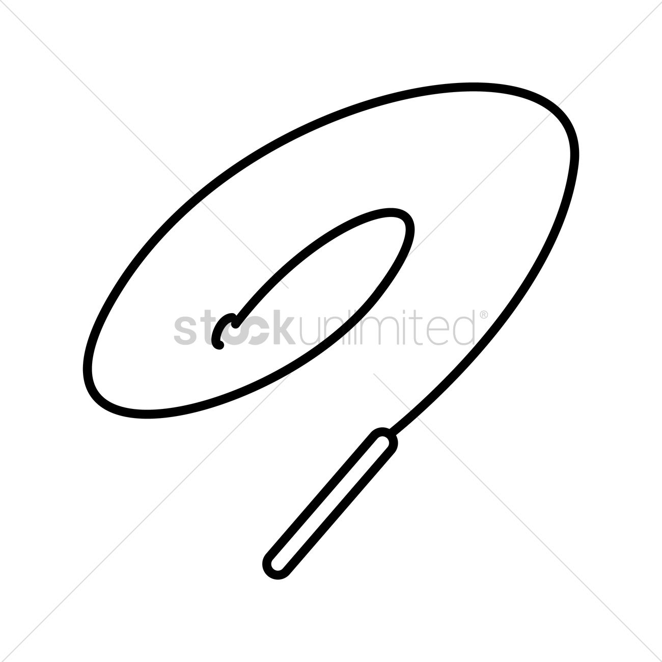 Whip Vector Image 1300x1300 Whip Vector Image