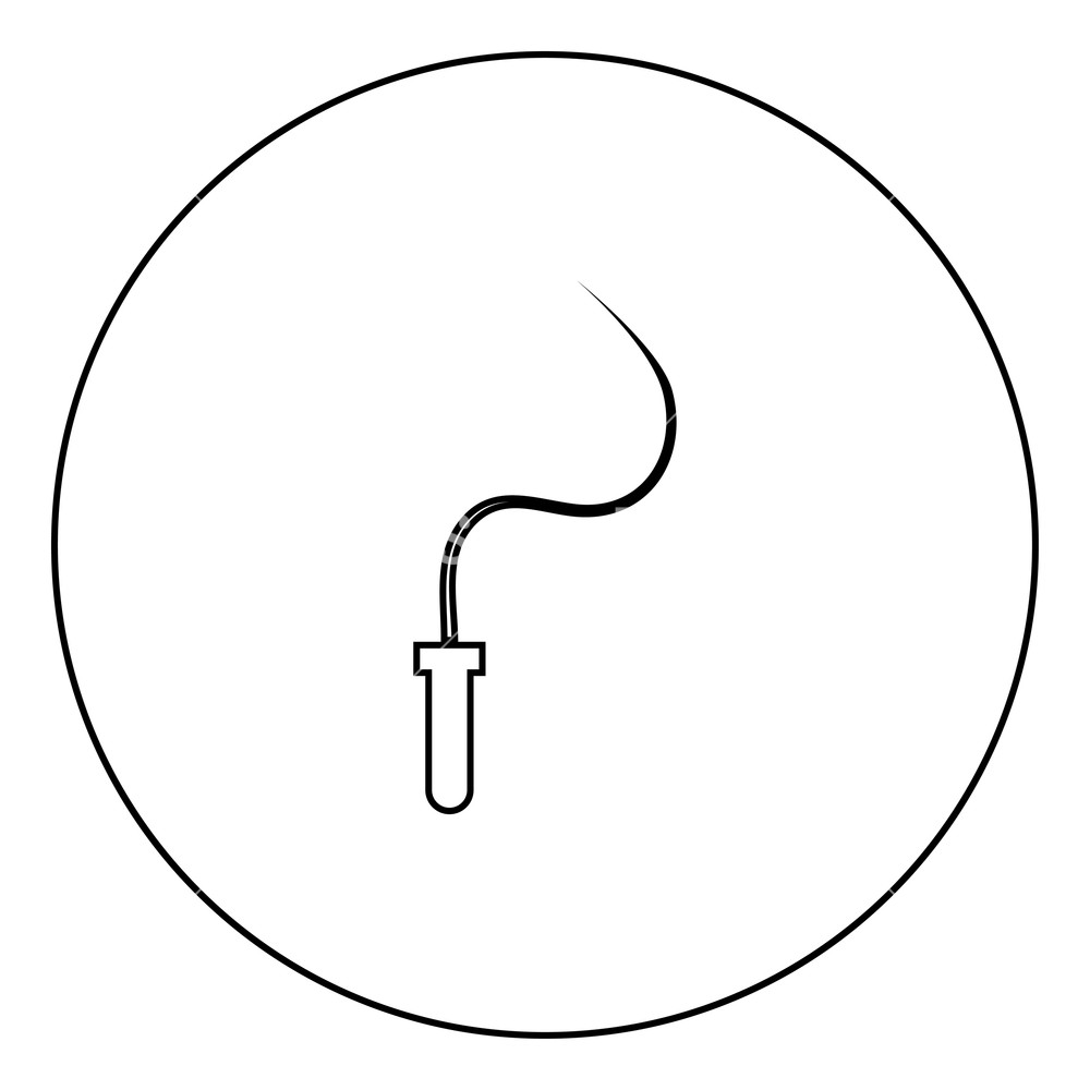 Whip Icon Black Color In Circle Outline Vector Illustration 1000x1000 Whip Icon Black Color In Circle Outline Vector Illustration