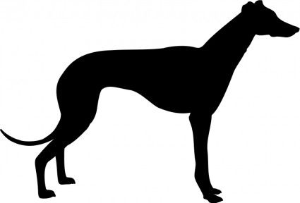 425x288 Free Images Greyhound Silhouette Crafts Dog Silhouette, Grey