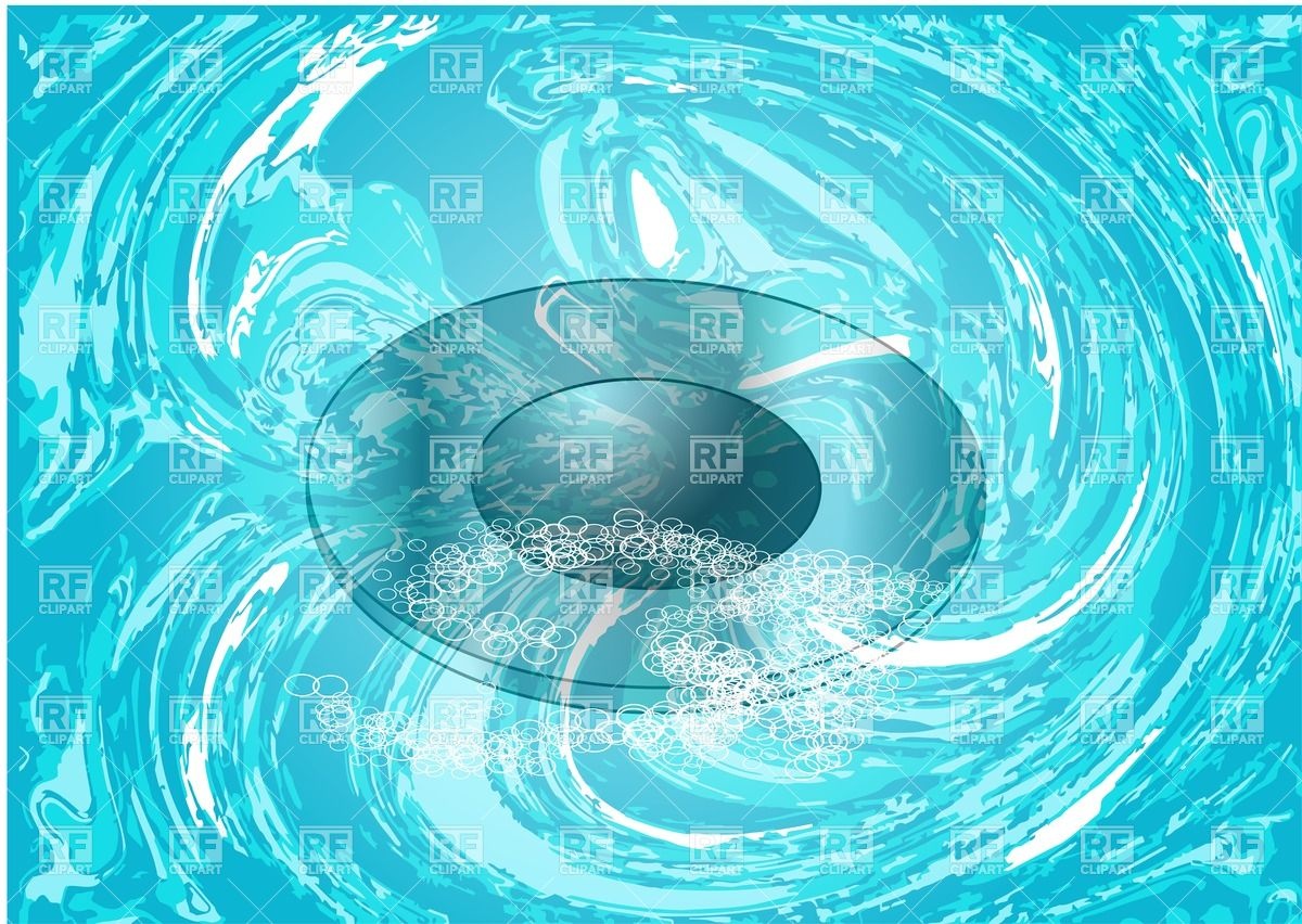 1200x852 Whirlpool In The Sink Vector Image Of Objects Arkela