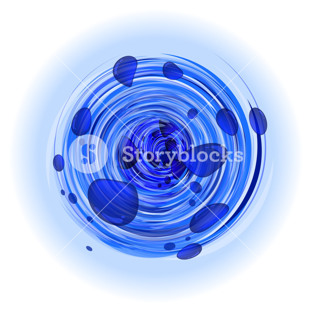 1000x1000 Whirlpool Vector Royalty Free Stock Image