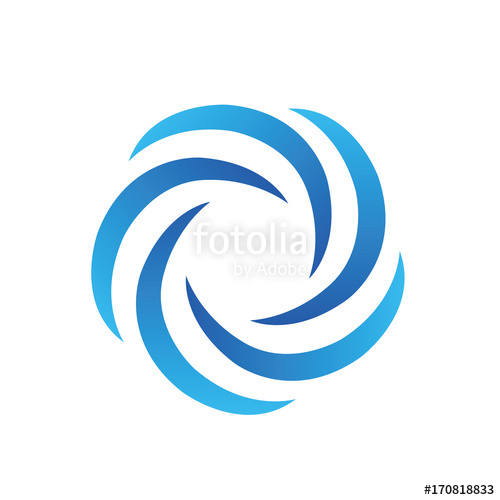 500x500 Wave Whirlpool Logo Icon Stock Image And Royalty Free Vector