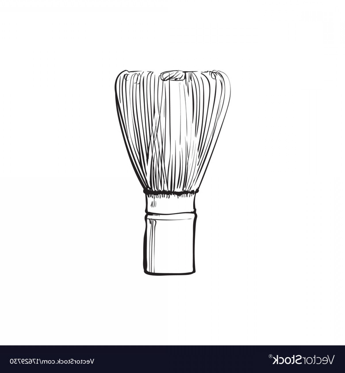 1200x1296 Sketch Cartoon Wooden Whisk For Matcha Vector Hoodamathrun