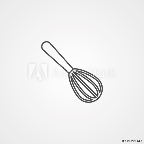500x500 Whisk Vector Icon