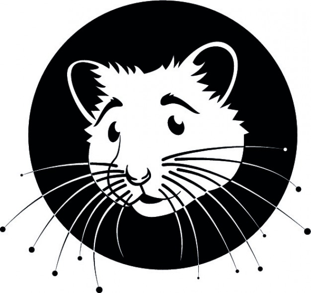 626x589 Whiskers Hamster Cartoon Logo Vector Vector Free Download