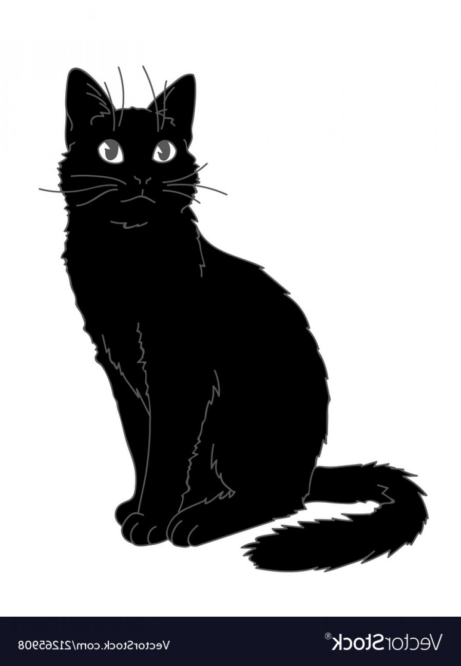 898x1296 Cute Realistic Cat Sitting Of Vector Cqrecords
