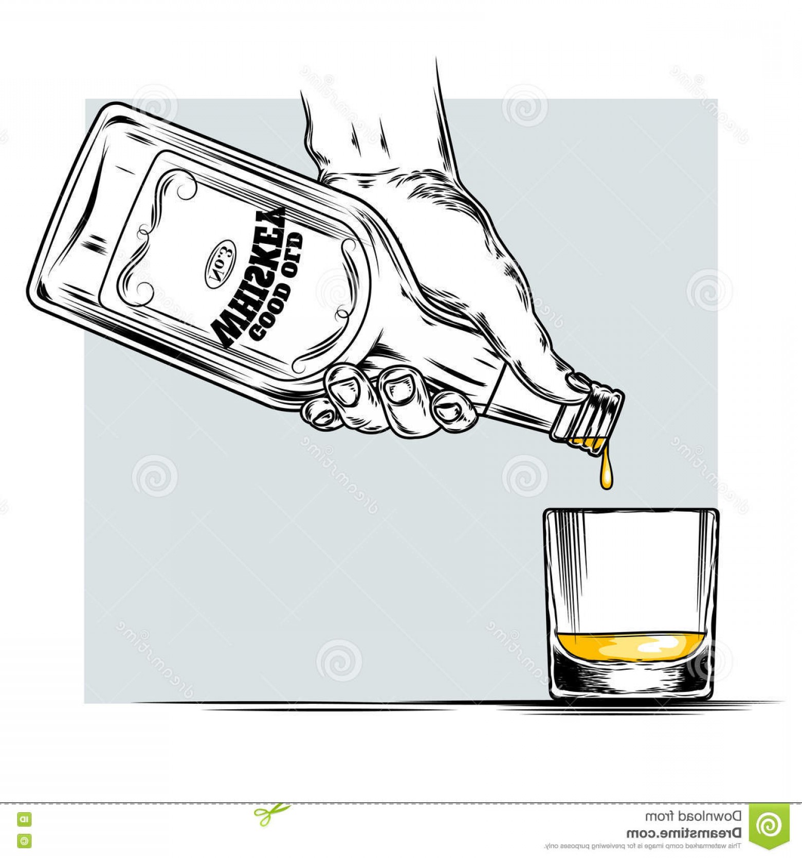 Stock Illustration Vector Illustration Whiskey Glass Being Poured 1560x1668 Stock Illustration Vector Illustration Whiskey Glass Being Poured