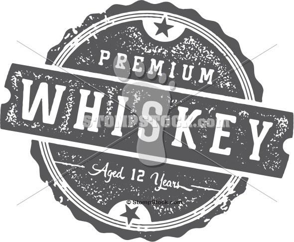 590x486 Vintage Whiskey Label Stamp Stompstock