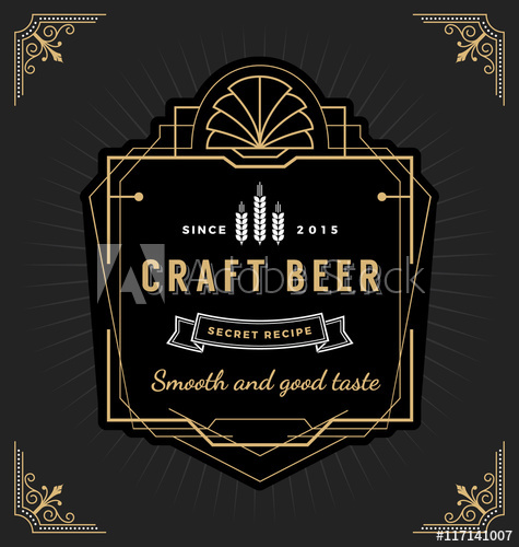 475x500 Vintage Frame Label Design Suitable For Whiskey And Wine Label