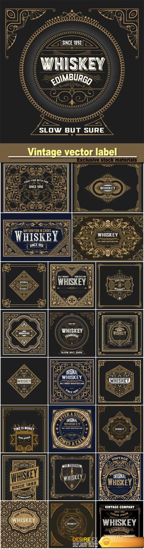 Whiskey Label Vector at Vectorified.com | Collection of Whiskey Label ...