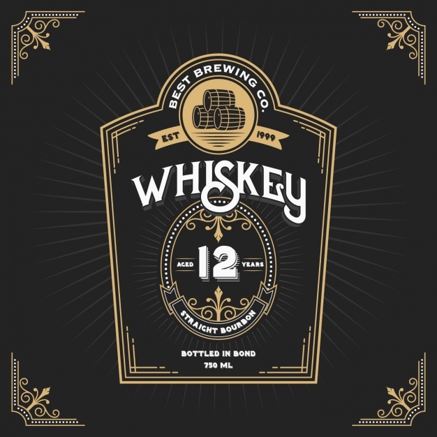 626x626 Whiskey Label Vectors, Photos And Free Download